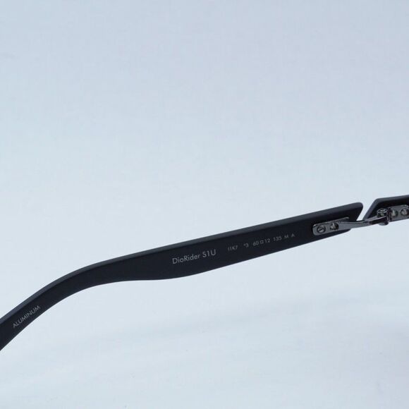 NEW DIOR DIORIDER S1U I1K7 MATTE BLACK/ORANGE MIRRORED SUNGLASSES - Picture 6 of 9